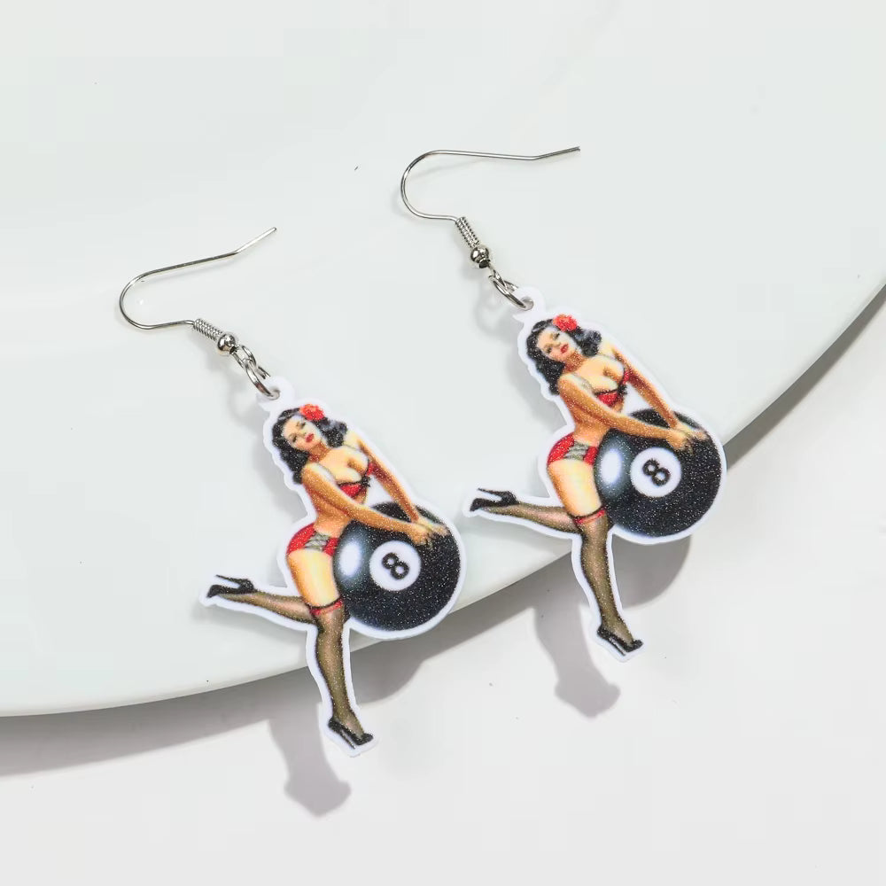 Spicy Babe Attitude Earrings