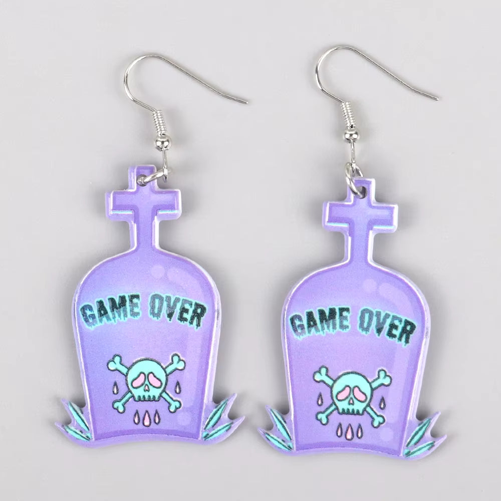 He’s Not Worth It Earrings