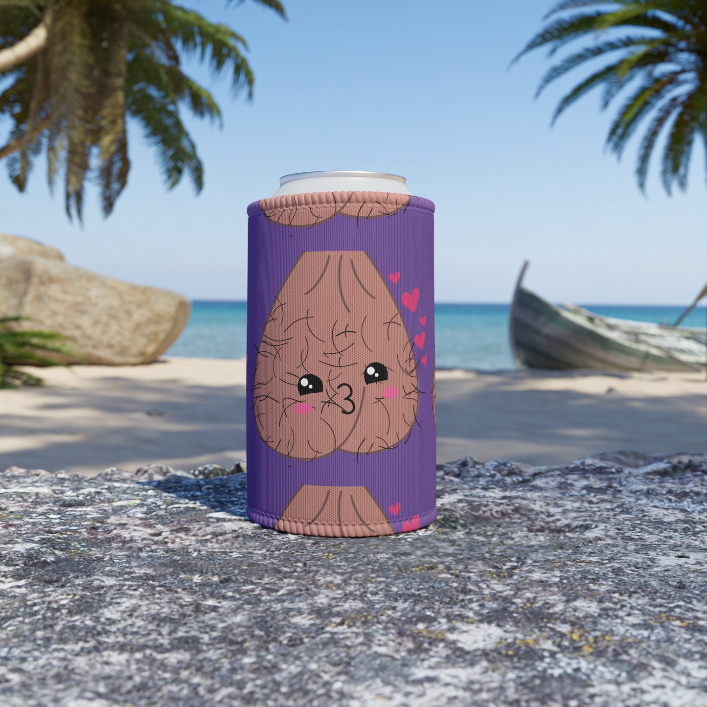 Balls Kiss Stubby Holder