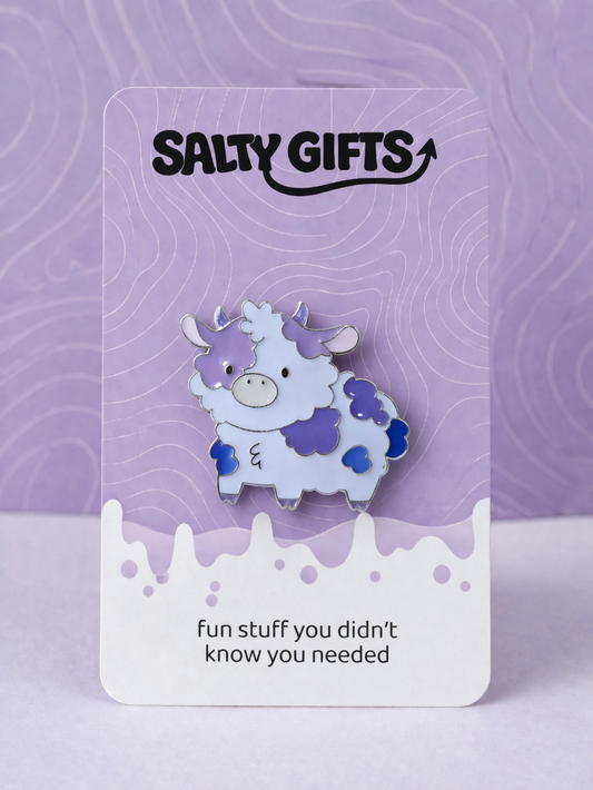 Purple Highland Cow