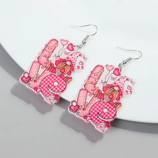 Sweet But Savage Heart Statement Earrings