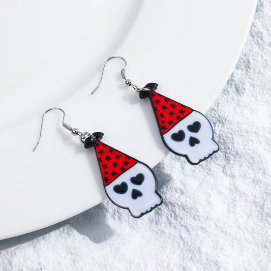 Skull & Chaos Acrylic Earrings