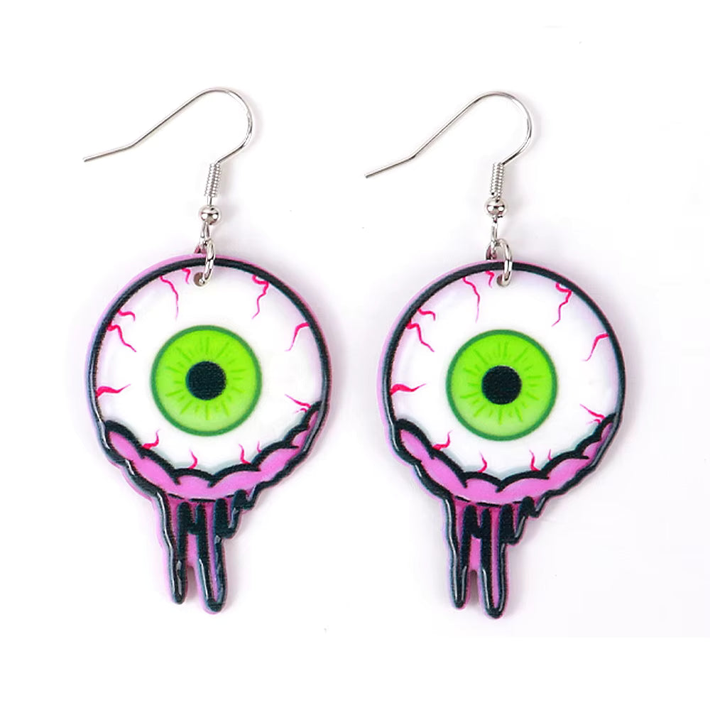 Sassy Hip Hop Eyes Statement Earrings