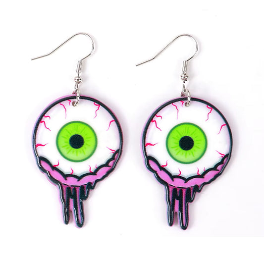 Sassy Hip Hop Eyes Statement Earrings