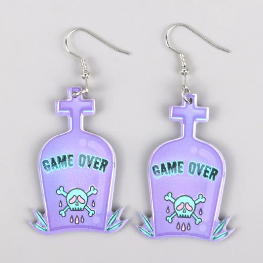 He’s Not Worth It Earrings