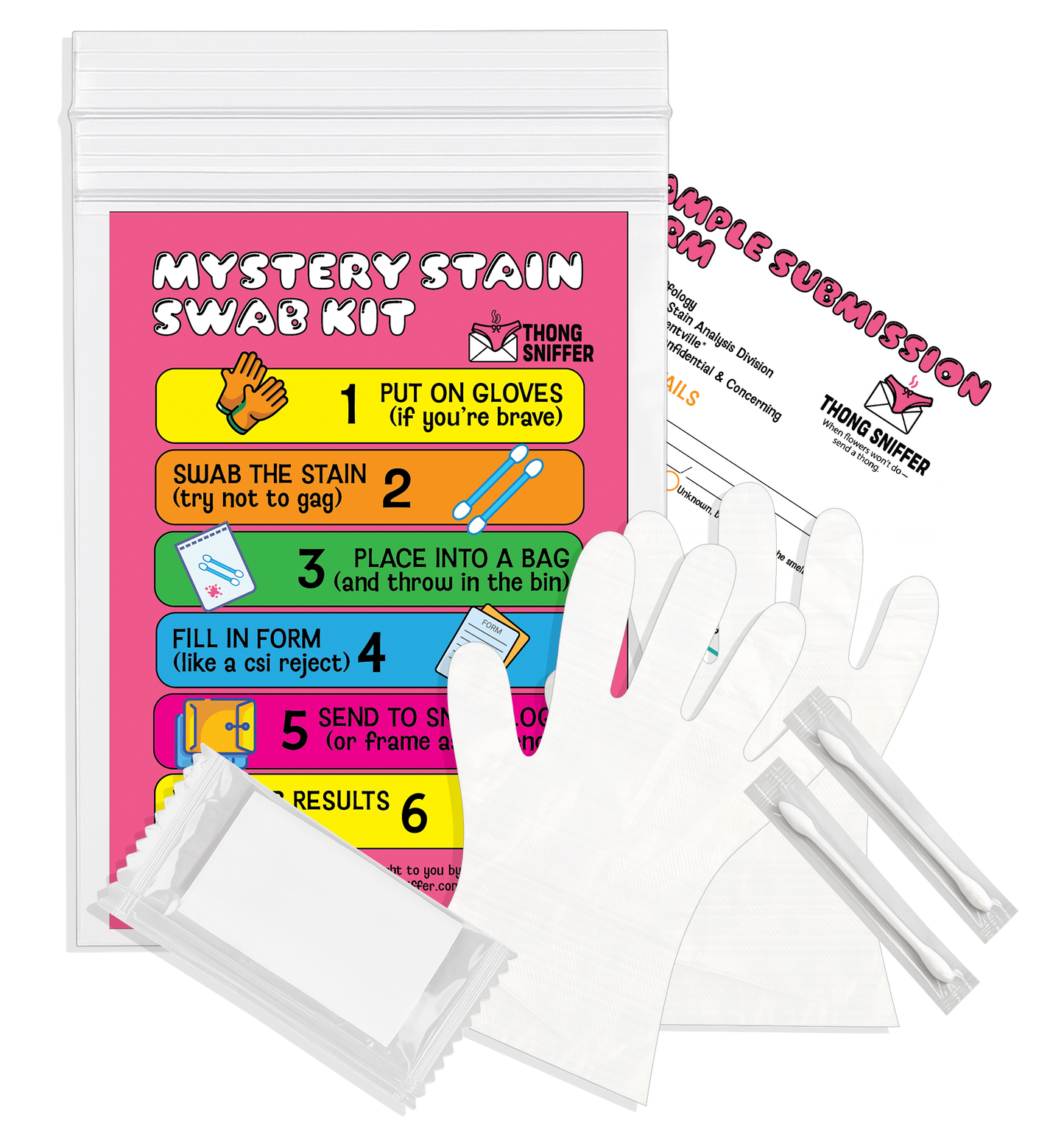 Mystery Stain Swab Kit Prank