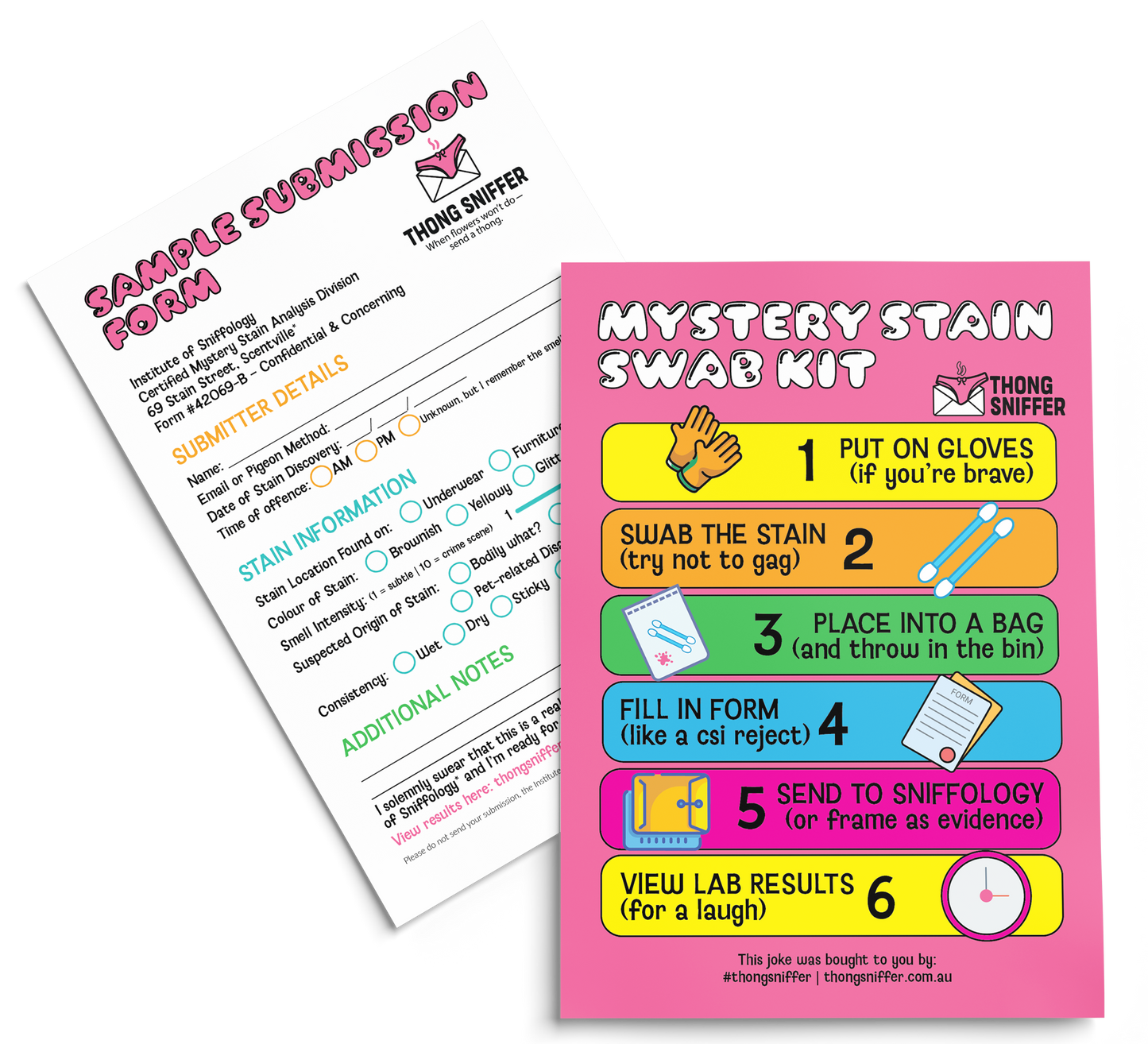 Mystery Stain Swab Kit Prank