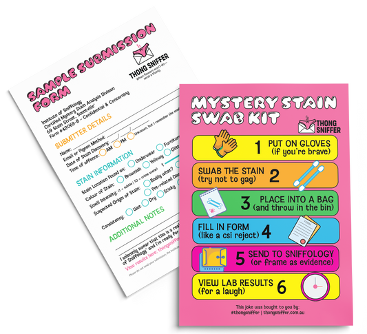 Mystery Stain Swab Kit Prank