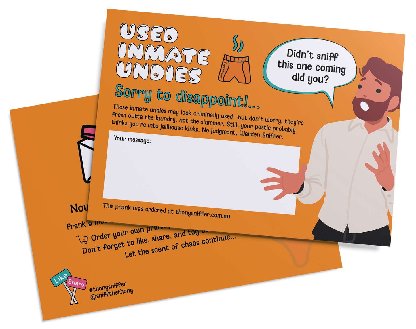 Used Inmate Undies Prank Mail