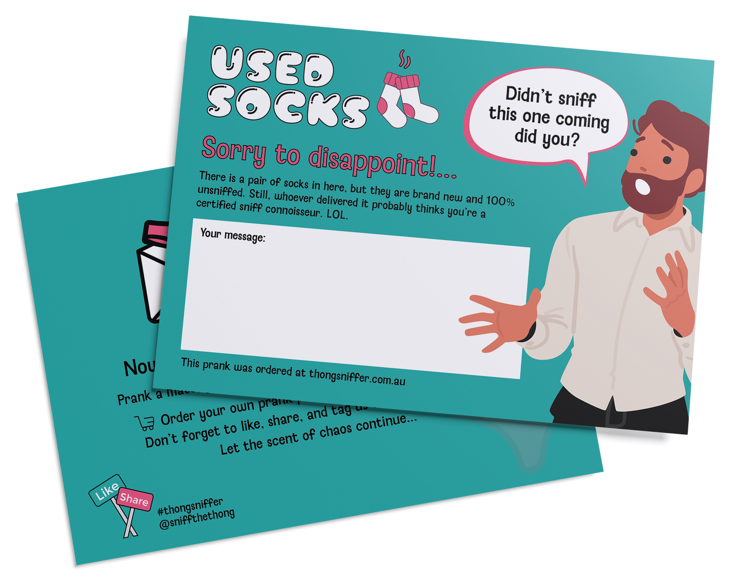 Used Socks Prank Mail