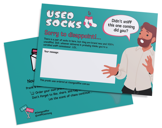 Used Socks Prank Mail