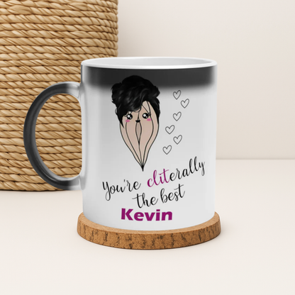 Cliterally the best Personalised Surprise Heat mug