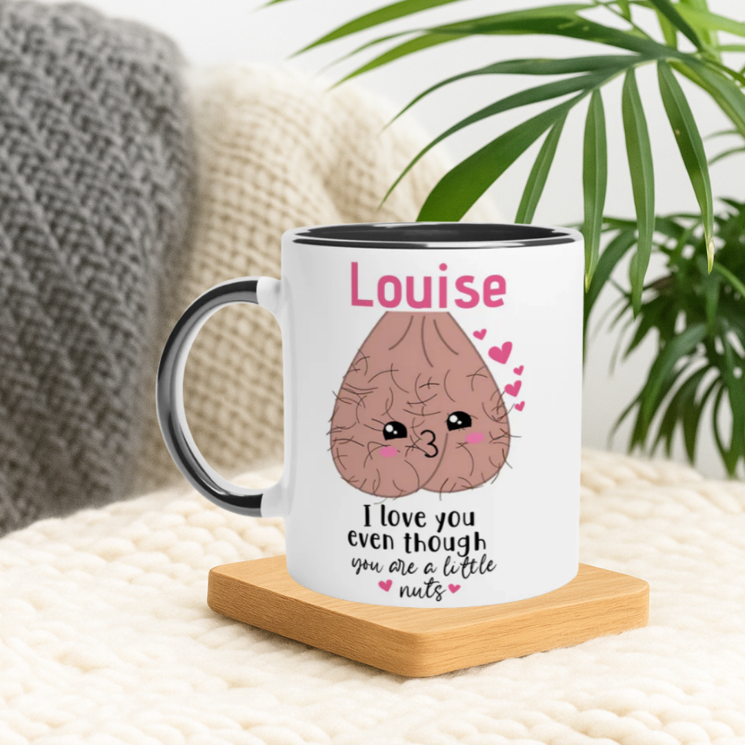 A Little Nuts Personalised Mug
